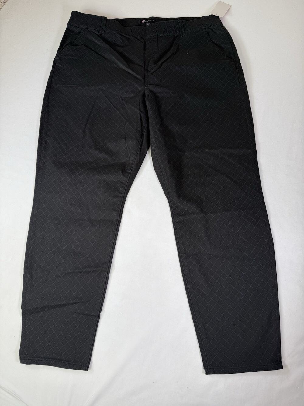 NWT Juicy by Juicy Couture Pattern Beverly Skinny Pants Black Wash Pull On 18W